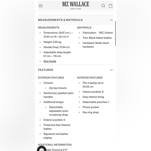 MZ WALLACE METRO QUATRO TOTE - Picture 15 of 16